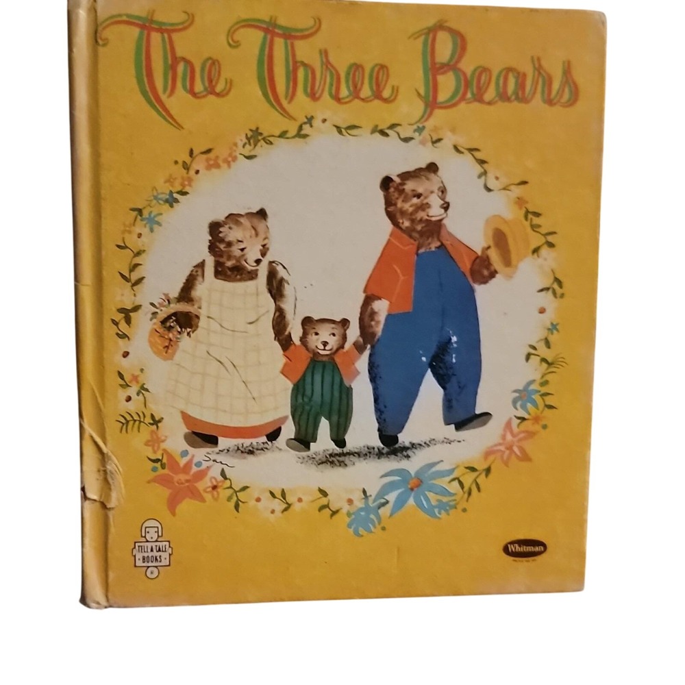 Western Publishing The Three Bears Illustrated Hardcover 1960 Fairy Tale Book